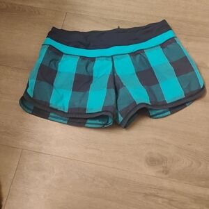 Lululemon Groovy Run Short Gros Gingham Sz 8